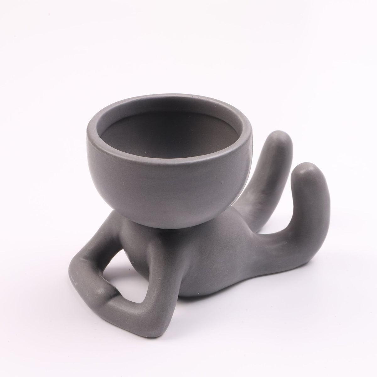 Face Planter, Abstract Ceramic Head Pot