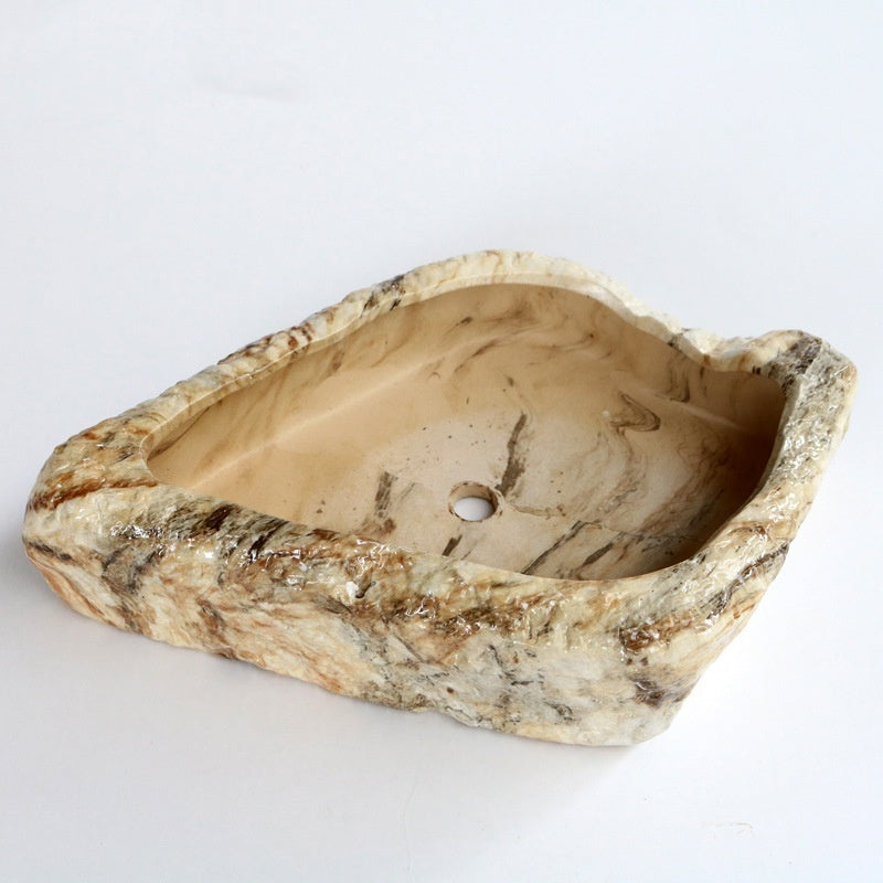 Shallow Succulent Tray Planter, Glazed Ceramic