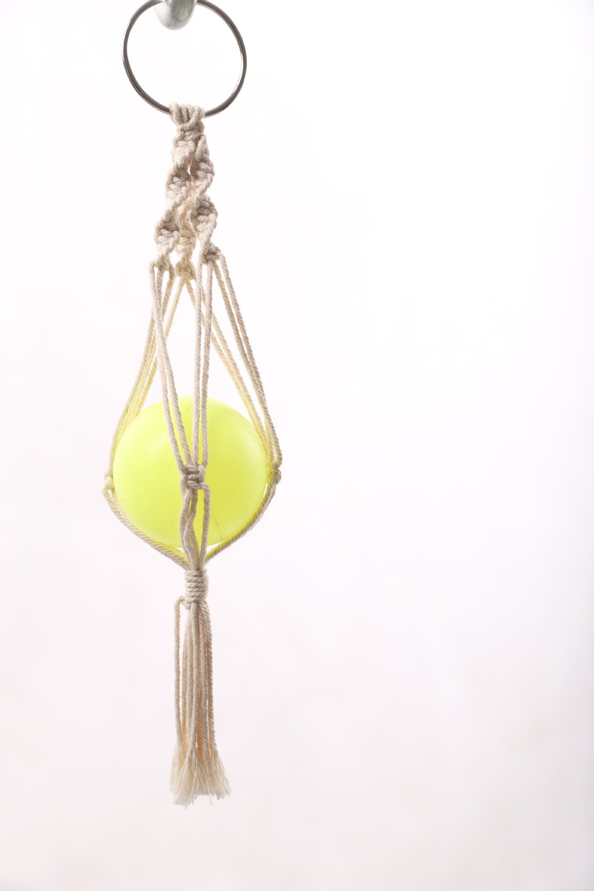 Macrame Wall Plant Hanger, Handmade Cotton for 4-6" Pots