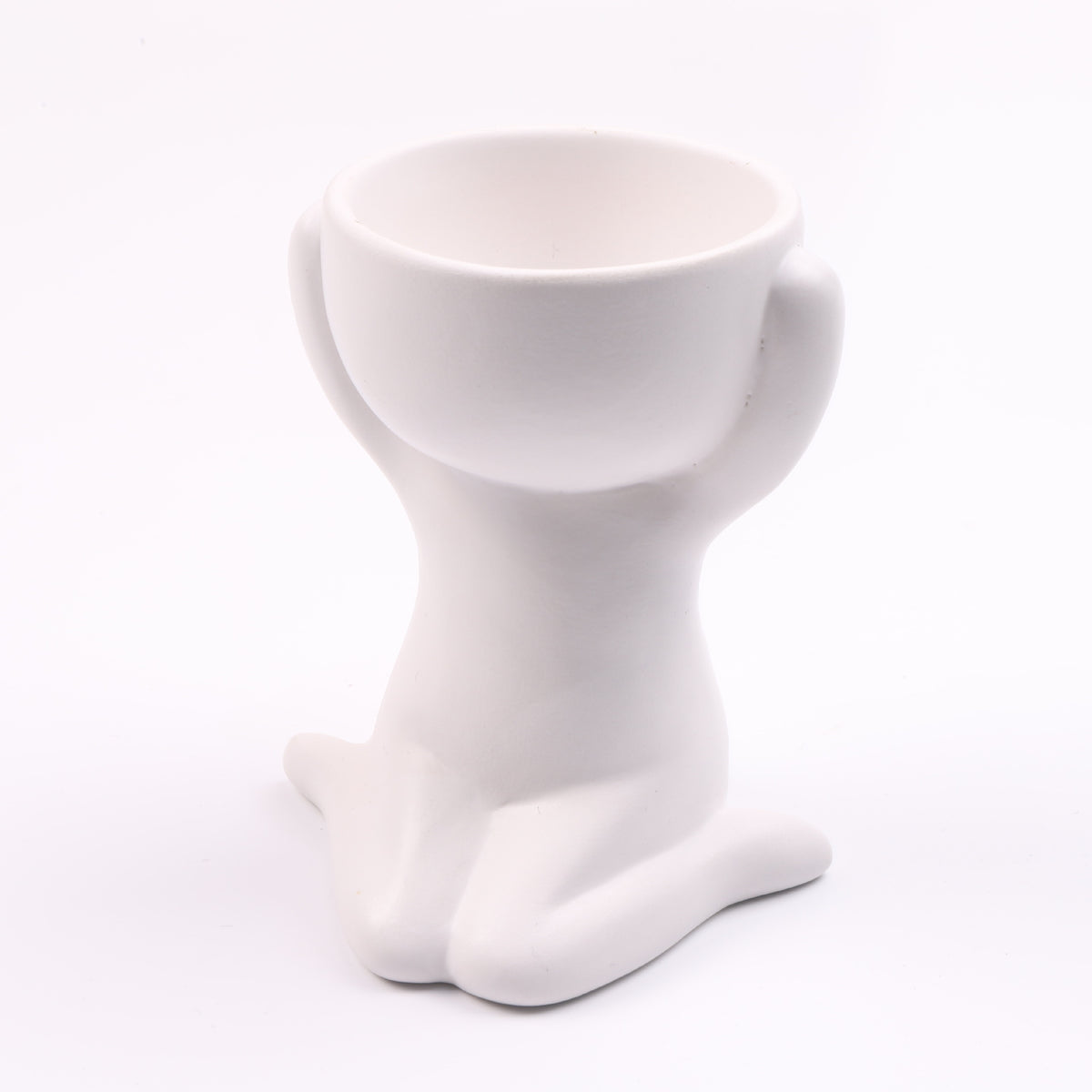 Face Planter, Abstract Ceramic Head Pot