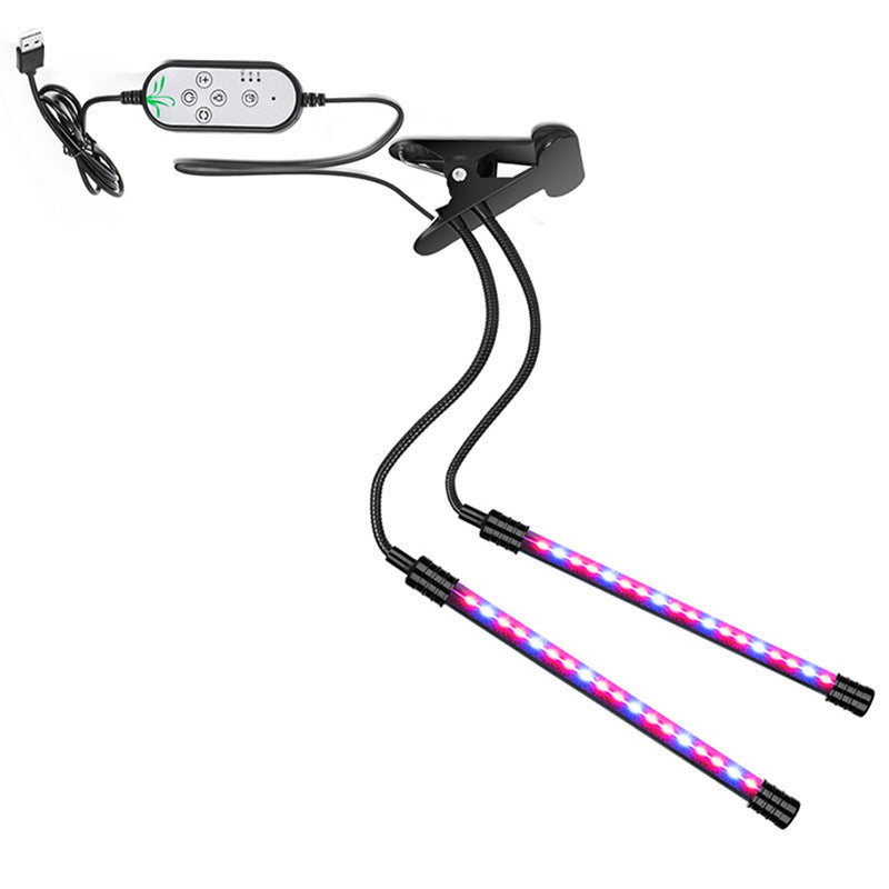 Clip-On Gooseneck Grow Light, USB with Timer