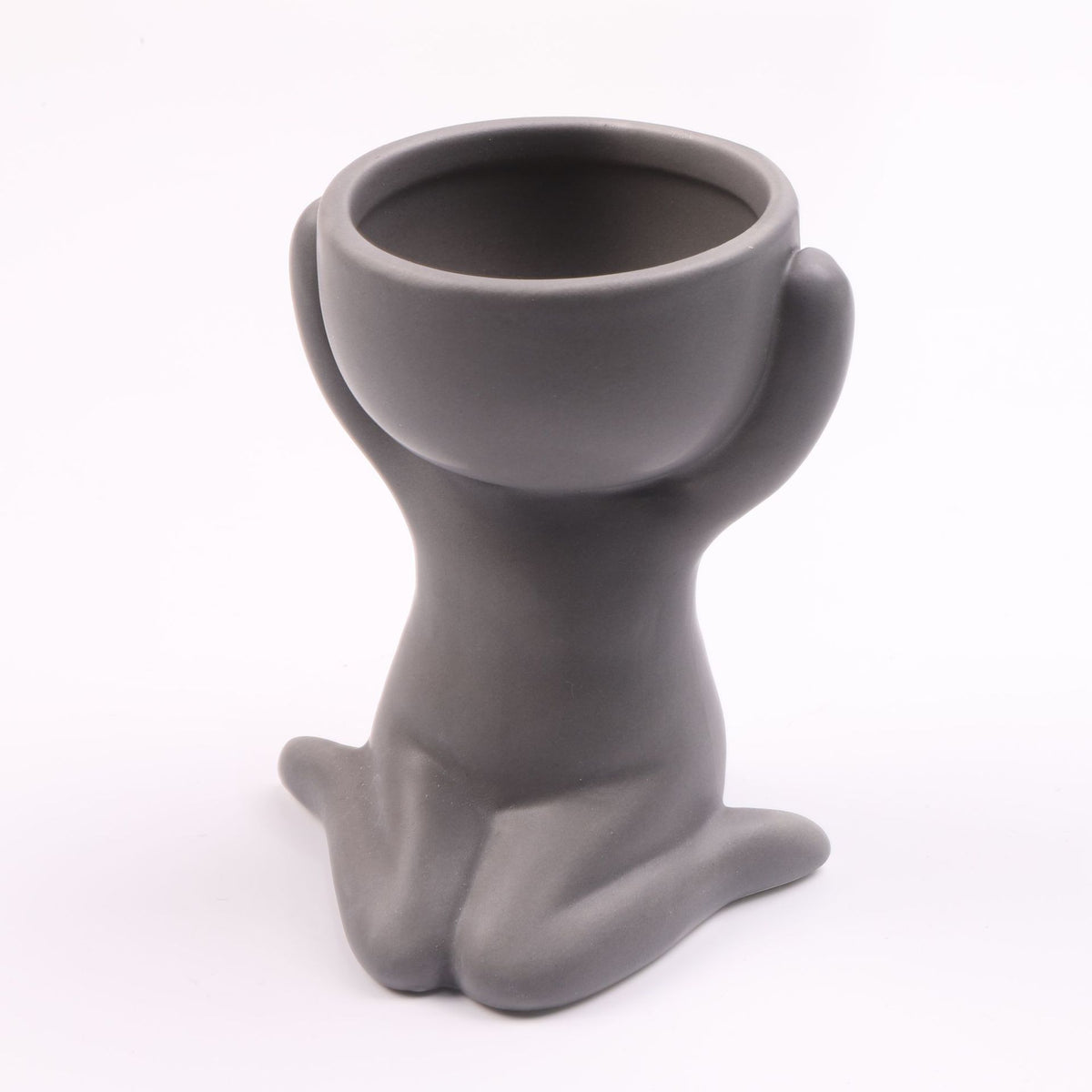 Face Planter, Abstract Ceramic Head Pot
