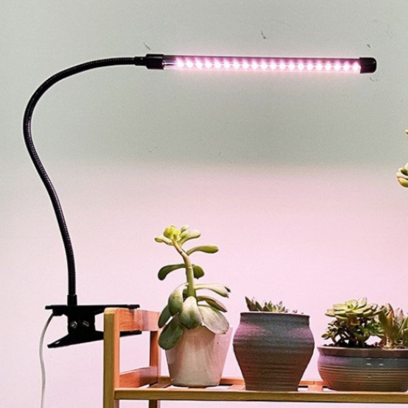 Clip On Grow Light, Dual Head USB LED Plant Lamp