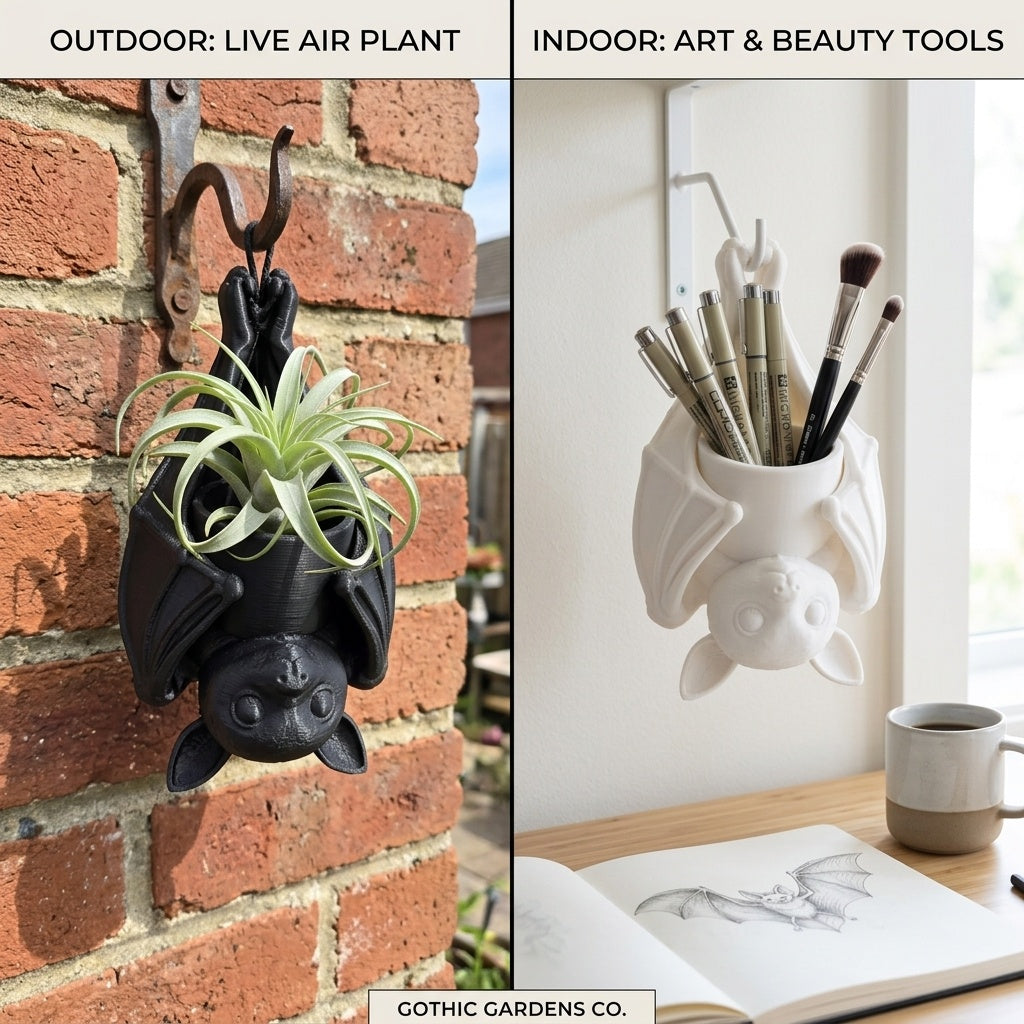 Bat Hanging Planter for Succulents and Air Plants