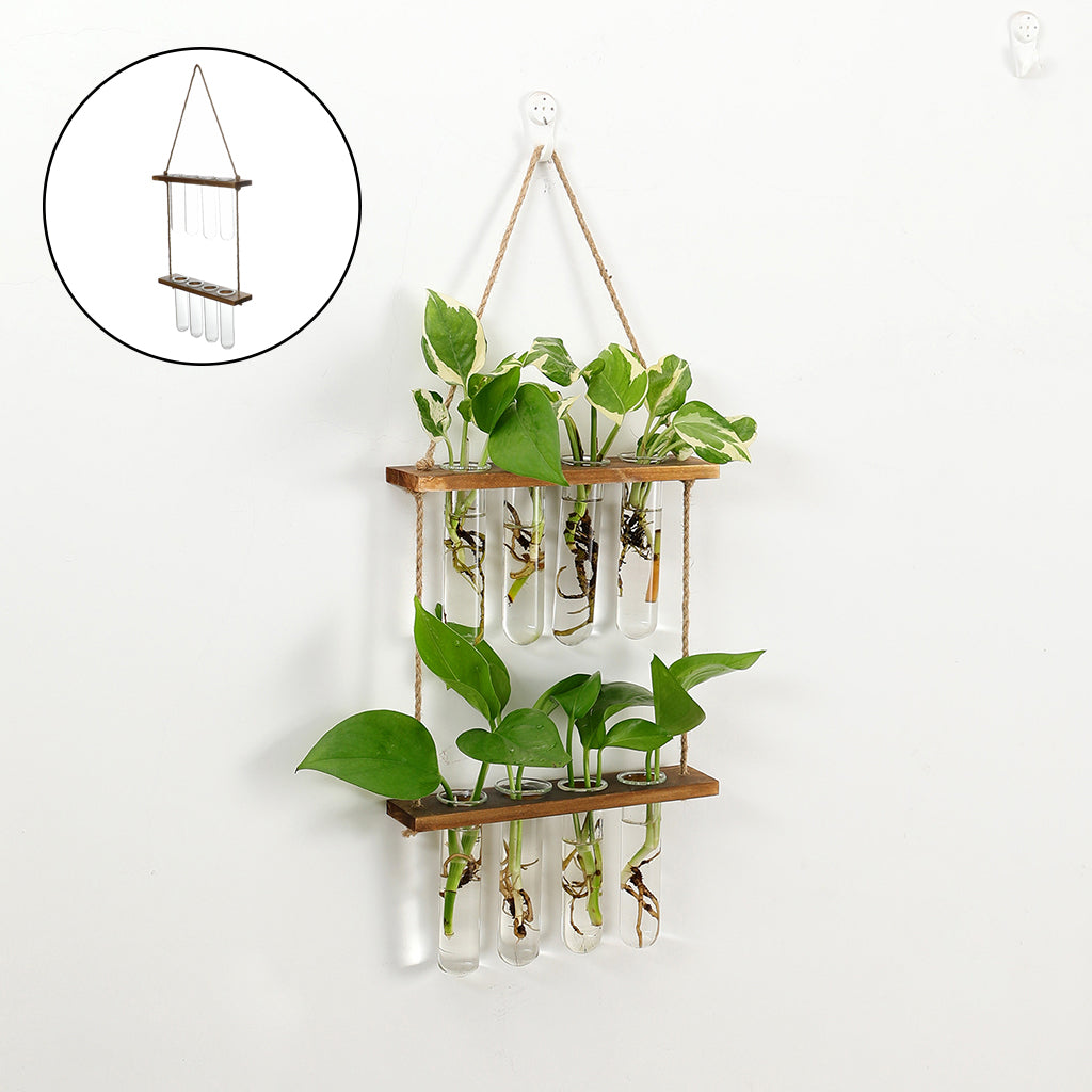 Wall Propagation Station, 2-Tier Wood Frame with Tubes