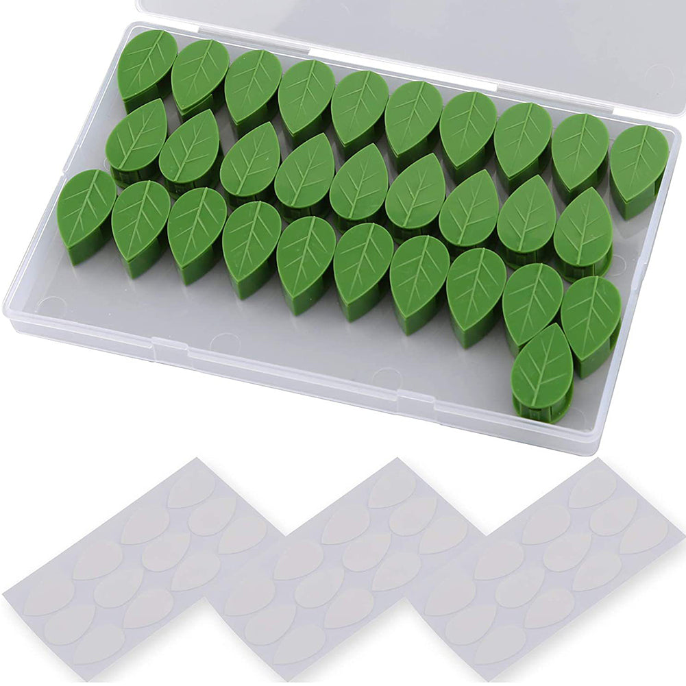 Plant Wall Clips Self-Adhesive, Leaf Shape Vine Holders