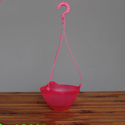 Self-Watering Hanging Planter, Translucent Color Pot