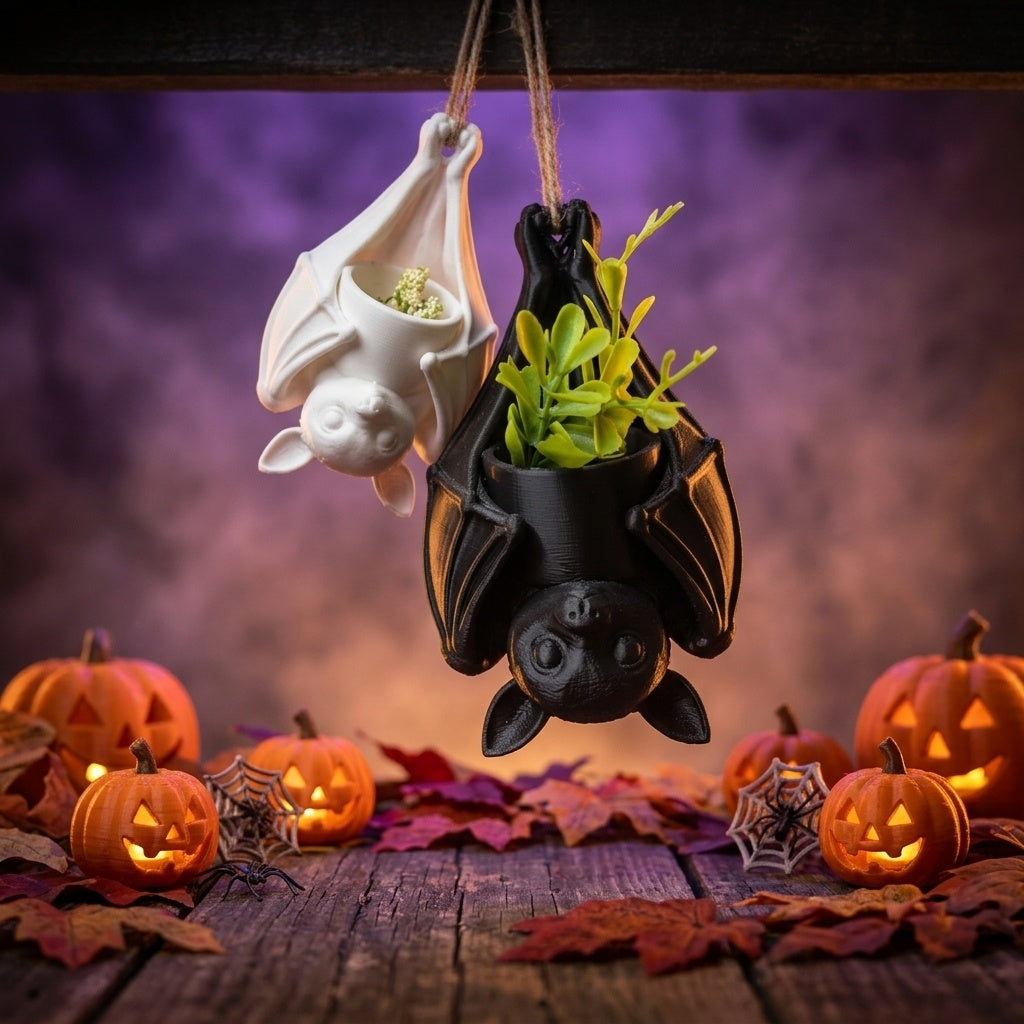 Bat Hanging Planter for Succulents and Air Plants