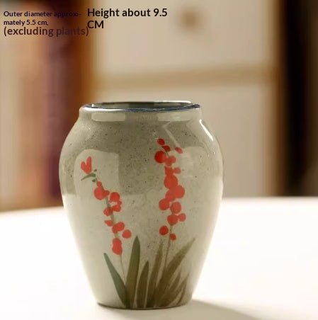 Blue and White Porcelain Succulent Pot, Hand-Painted