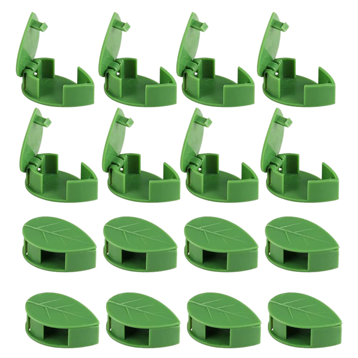 Plant Wall Clips Self-Adhesive, Leaf Shape Vine Holders