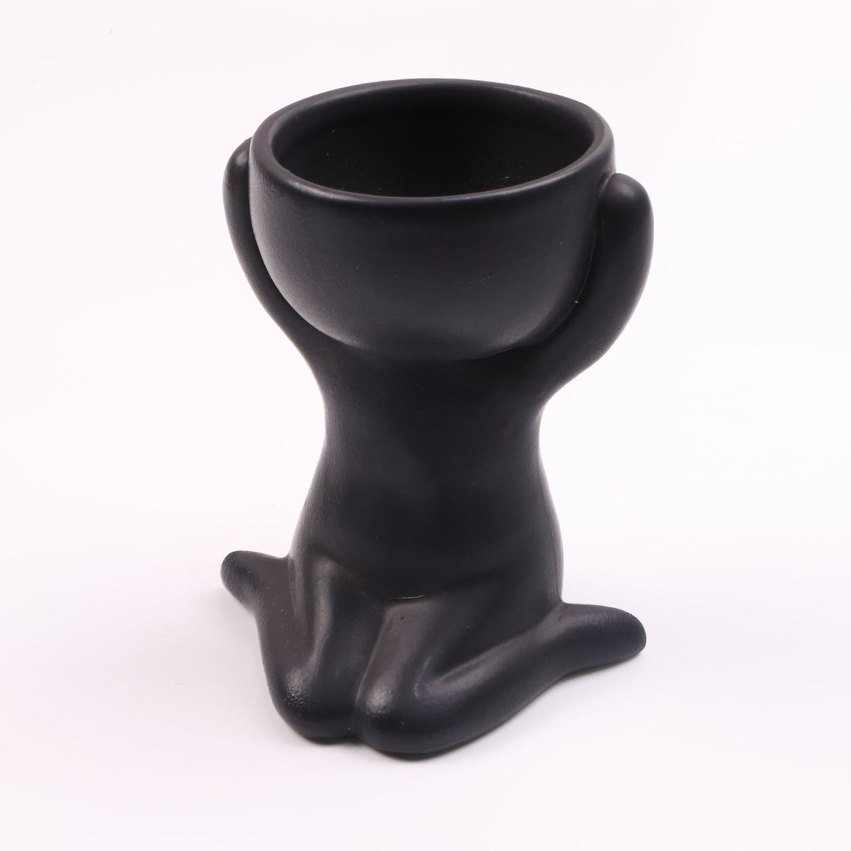 Face Planter, Abstract Ceramic Head Pot
