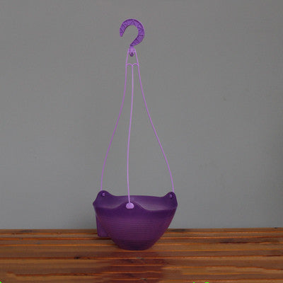 Self-Watering Hanging Planter, Translucent Color Pot