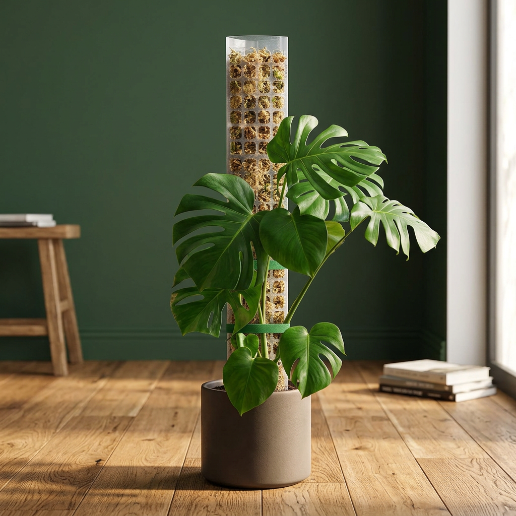 Plastic Moss Pole 23.6" for Climbing Plants, Stackable