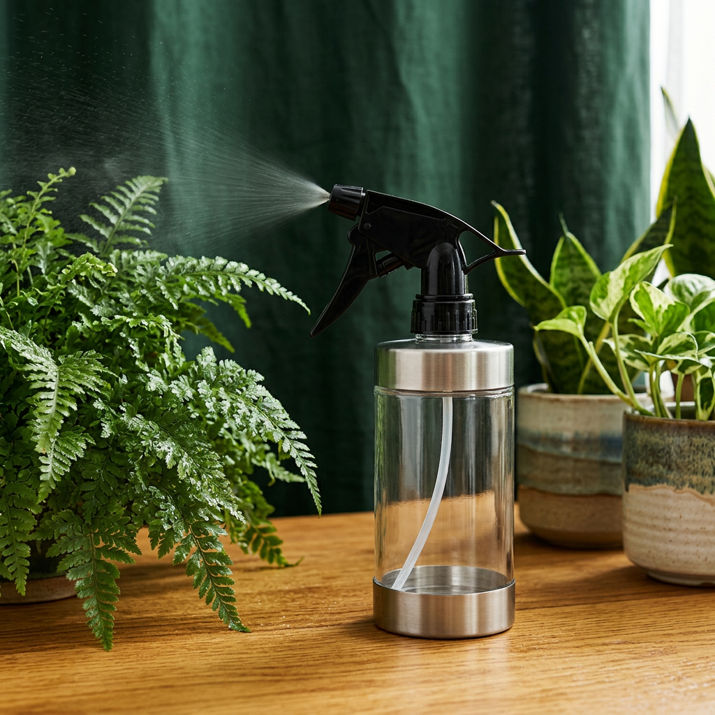 Stainless Steel Plant Mister, Fine Mist Spray Bottle