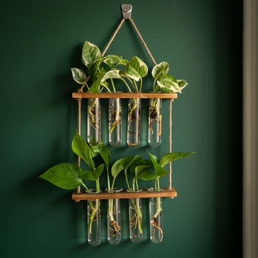 Wall Propagation Station, 2-Tier Wood Frame with Tubes