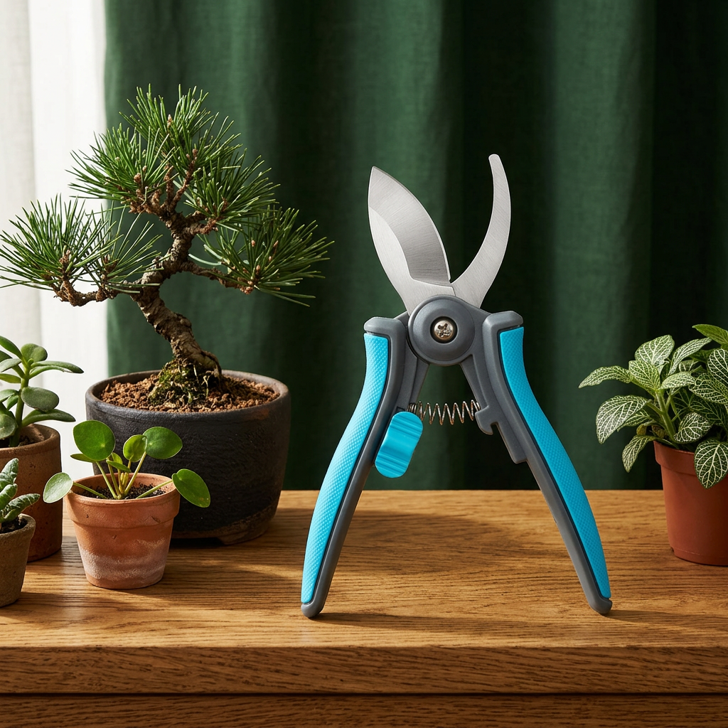 Bonsai Pruning Scissors, Curved or Straight Blade
